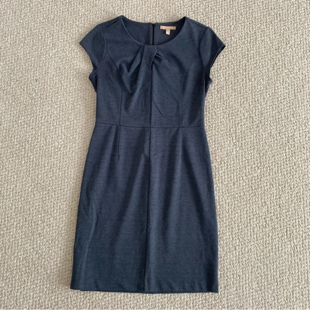 Banana Republic Gray Midi Dress Size 6